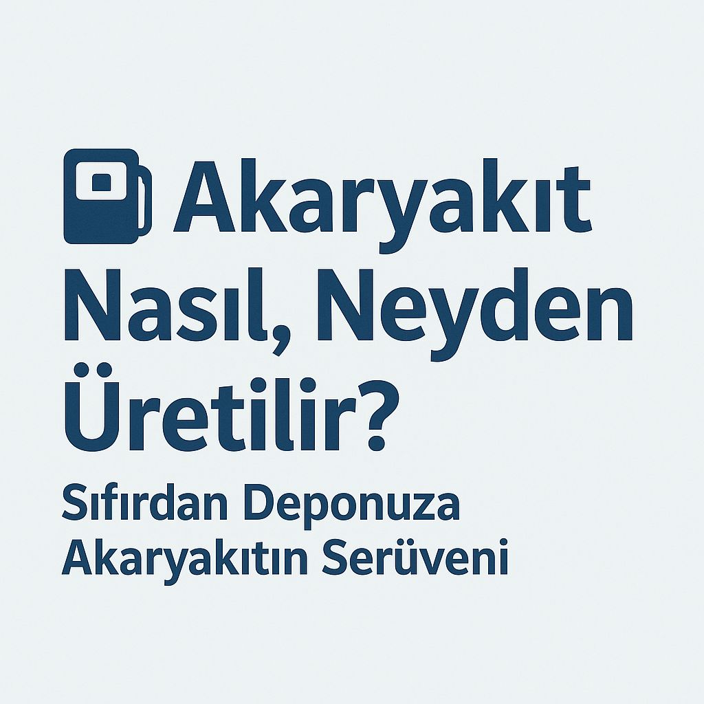 Sıfırdan Deponuza Akaryakıtın Serüveni